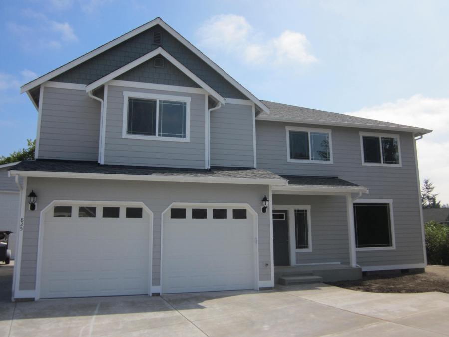 View of the home from the front. 